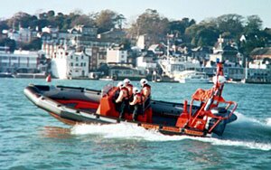 The new Cowes Inshore Lifeboat